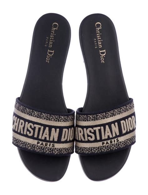 dior d way slides|christian dior sway slides.